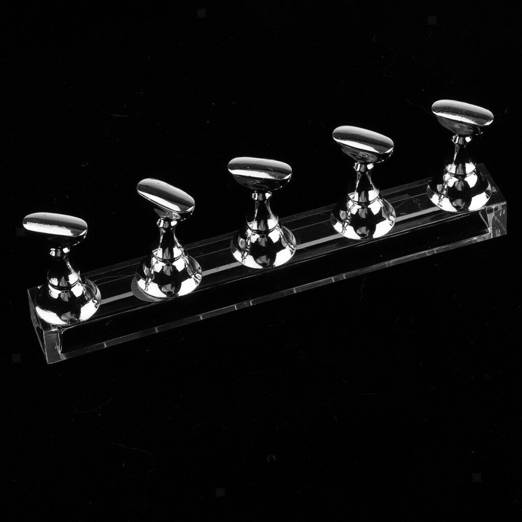 Top False Tips Display Stand Training Practice Holder Nail Art Accessories