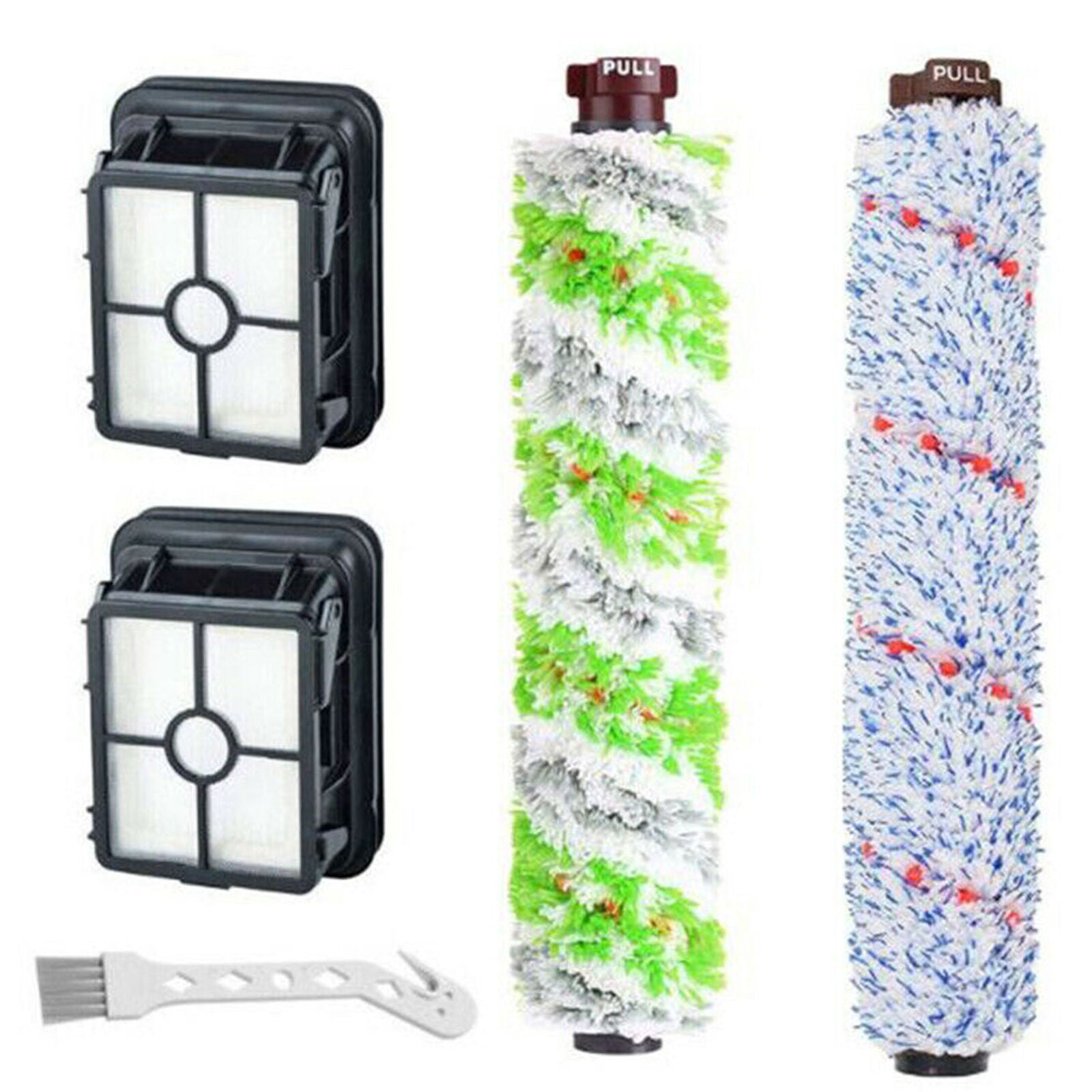 For Bissell CrossWave Roller Brushes+Filters Set Vacuum Cleaner Attachments
