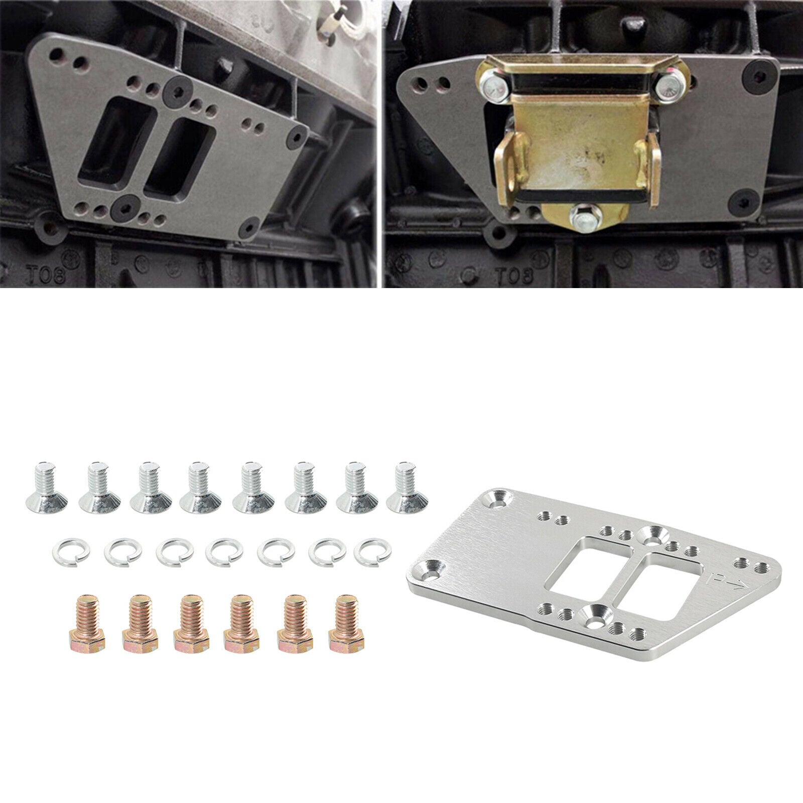 Sturdy Swap Motor Mounts Durable Engine Mounting Adapter Car for Chevy LS