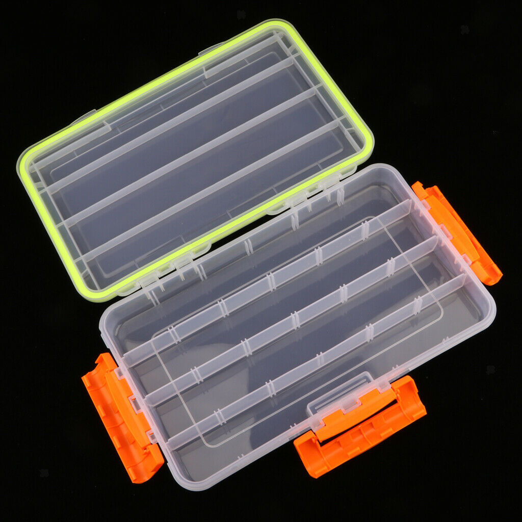 Plastic Fishing Lures Bait Tackle Cell Storage Container Organizer Box Large