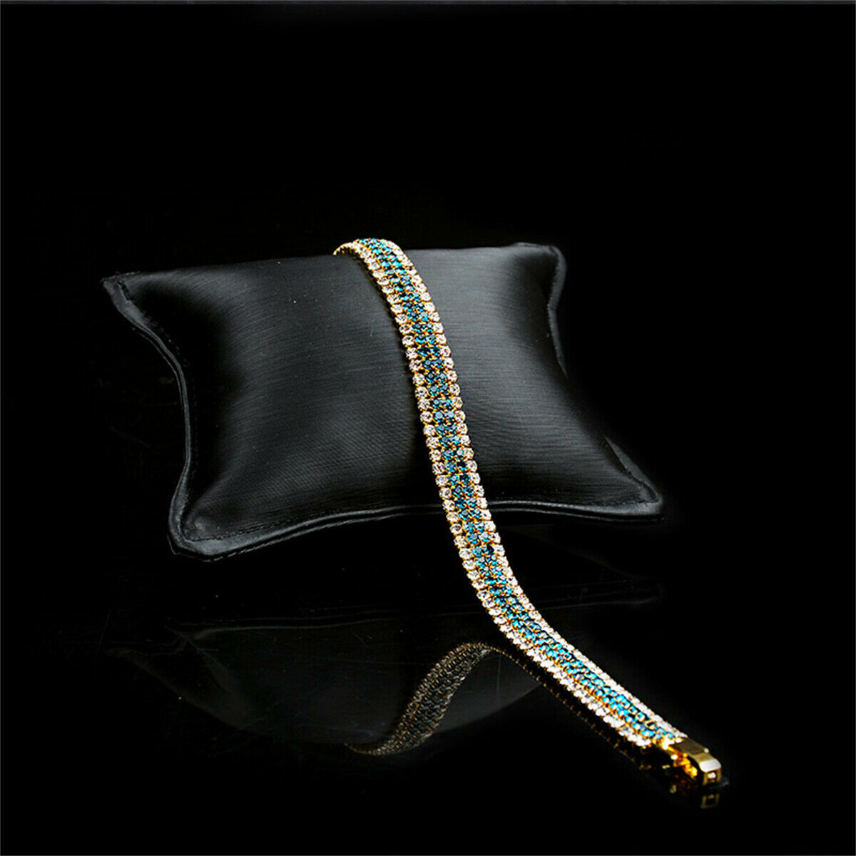 Fashion Women Luxury Crystal Rhinestone Bracelet Bangle Wedding Jewelry Gift