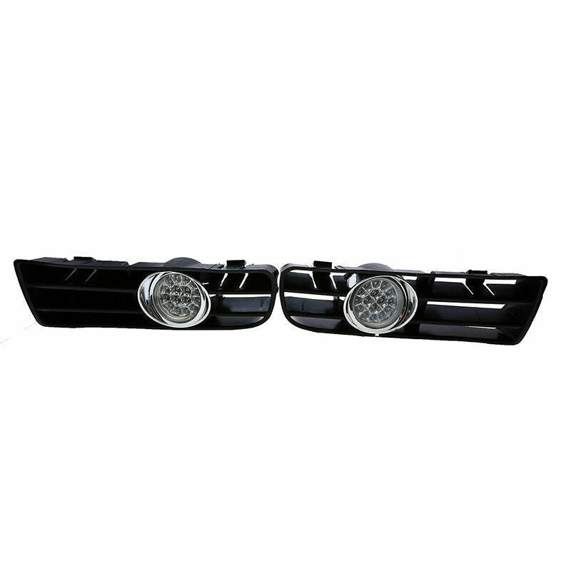 LED Fog Lights Front Bumper Side Grille For VW Golf 4 GTI TDI MK4 1999-04 LH &RH