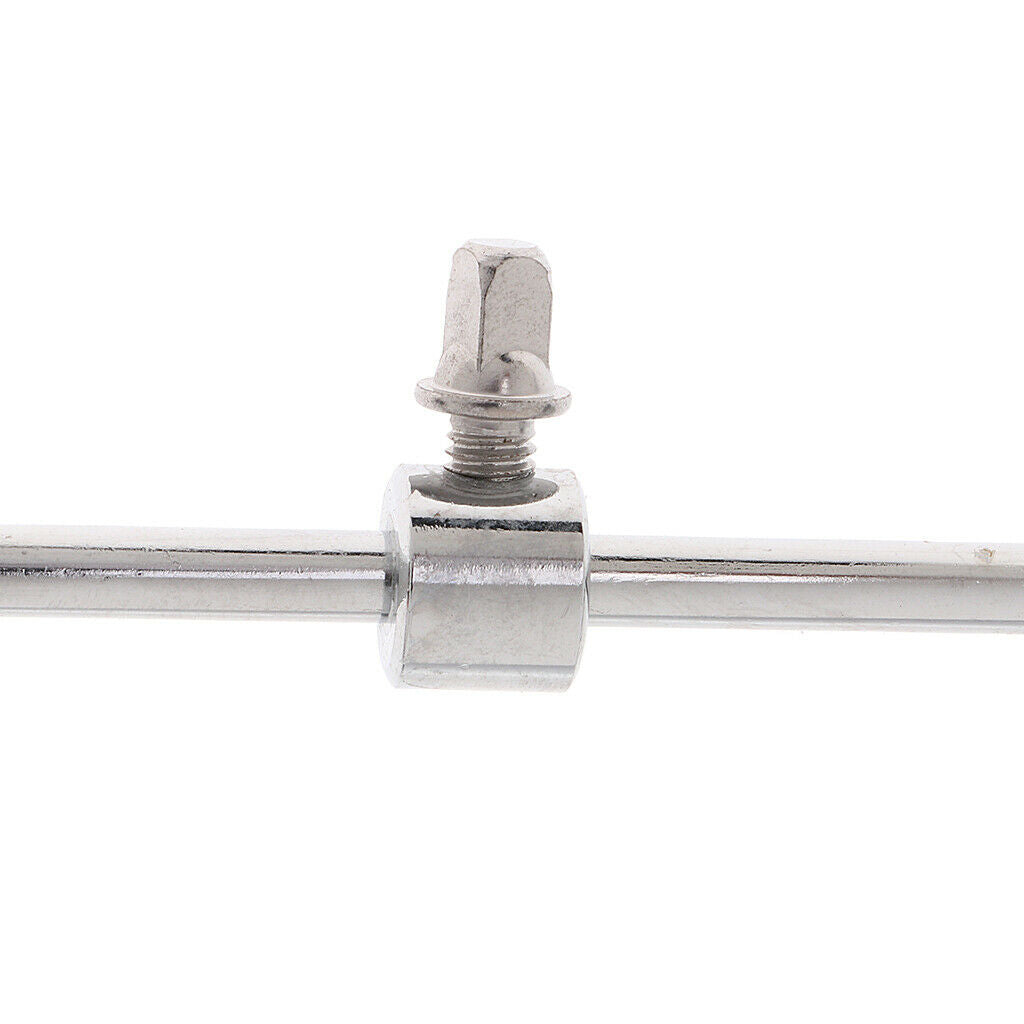 Pack of 2 Hammer Beater Metal Bass Drum Pedal Silicone Head