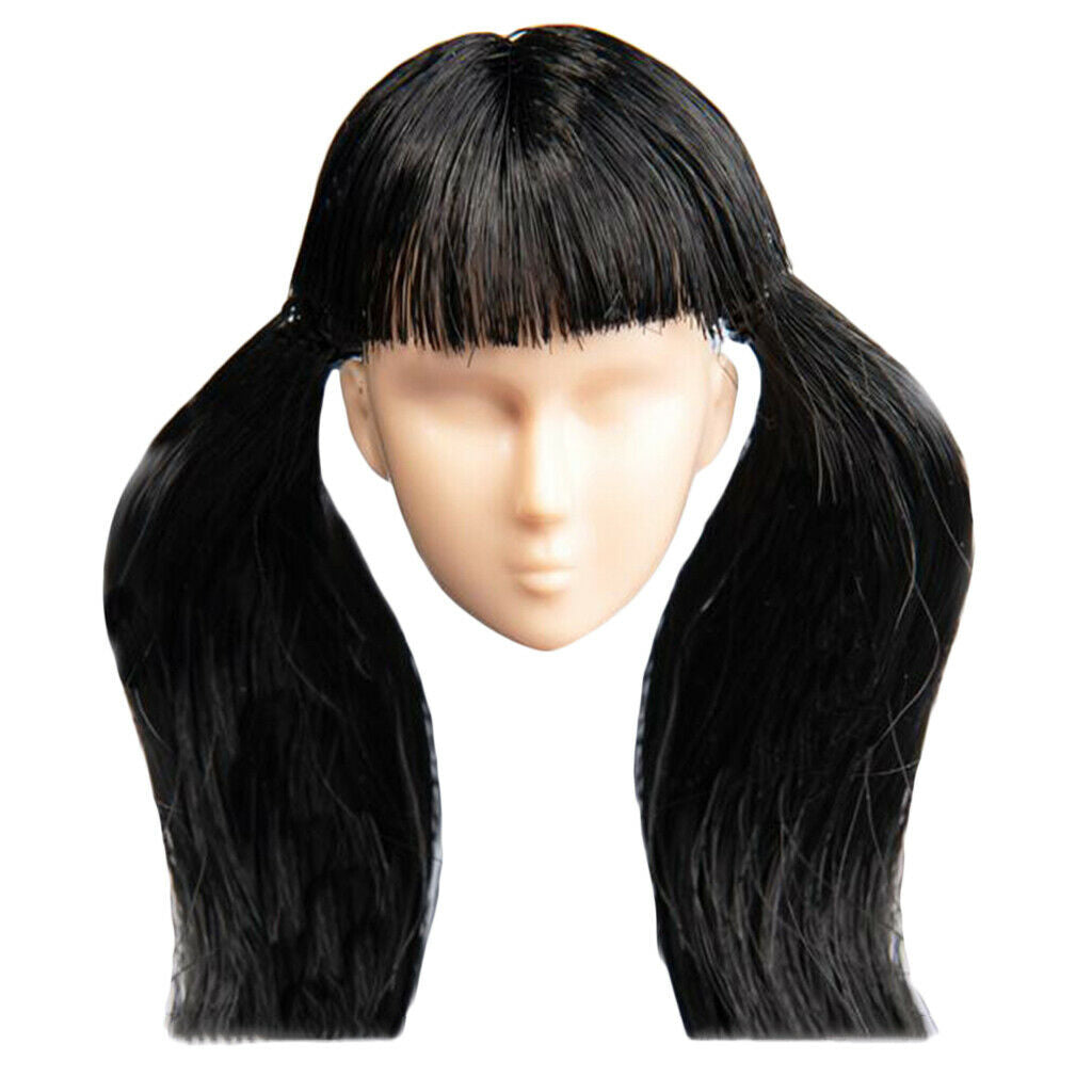 1/6 Makeup Headband w/ Hair for    Female 12inch Figures Accessories