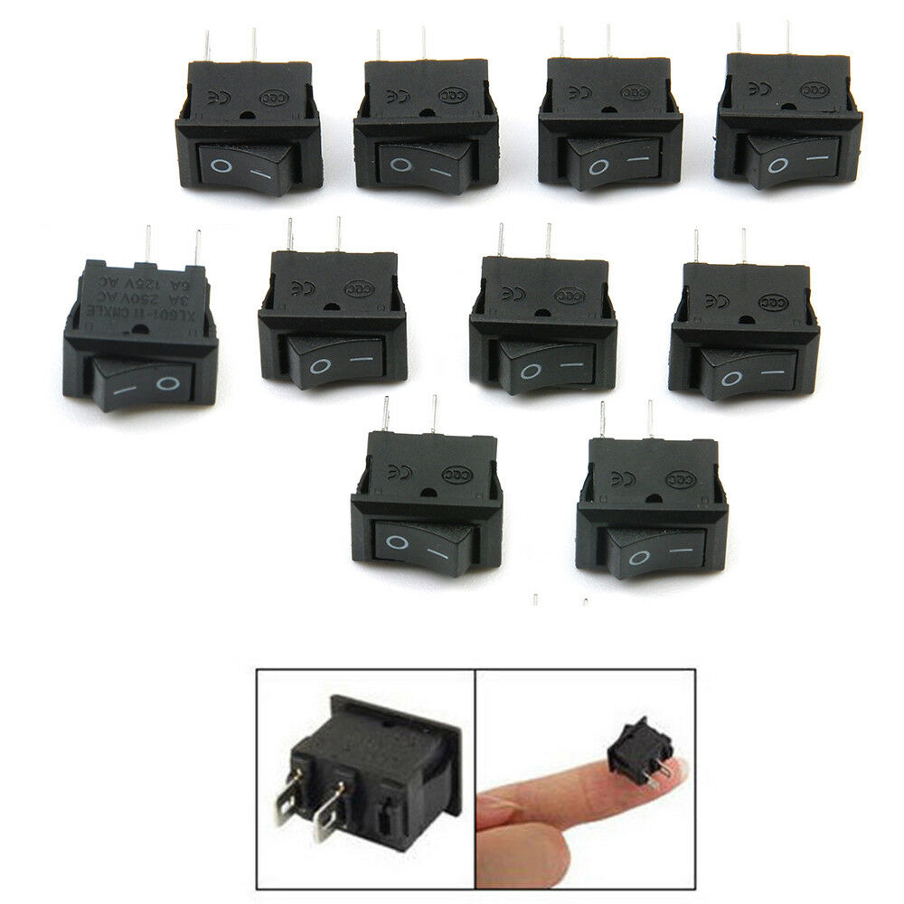 Waterproof 10x Auto Car Truck Boat Round Rocker 12V ON/OFF Toggle SPST Switches