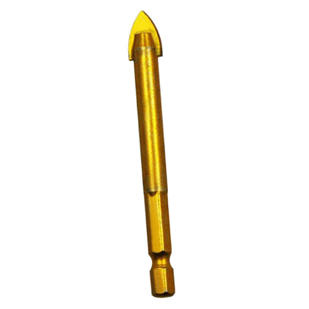 1pc Slotted Hex Shank Ceramic Tile Glass Drill Bits Quick Bits 12mm