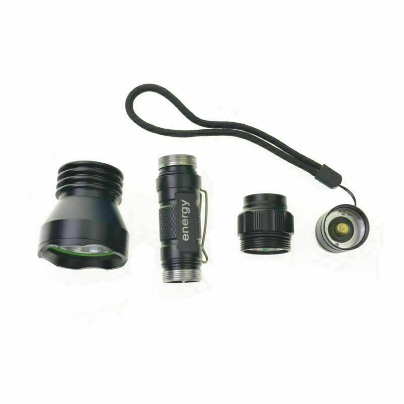 Flashlight Torch  Energy XM-L T6 LED 1300Lm High Power Aluminium for camping