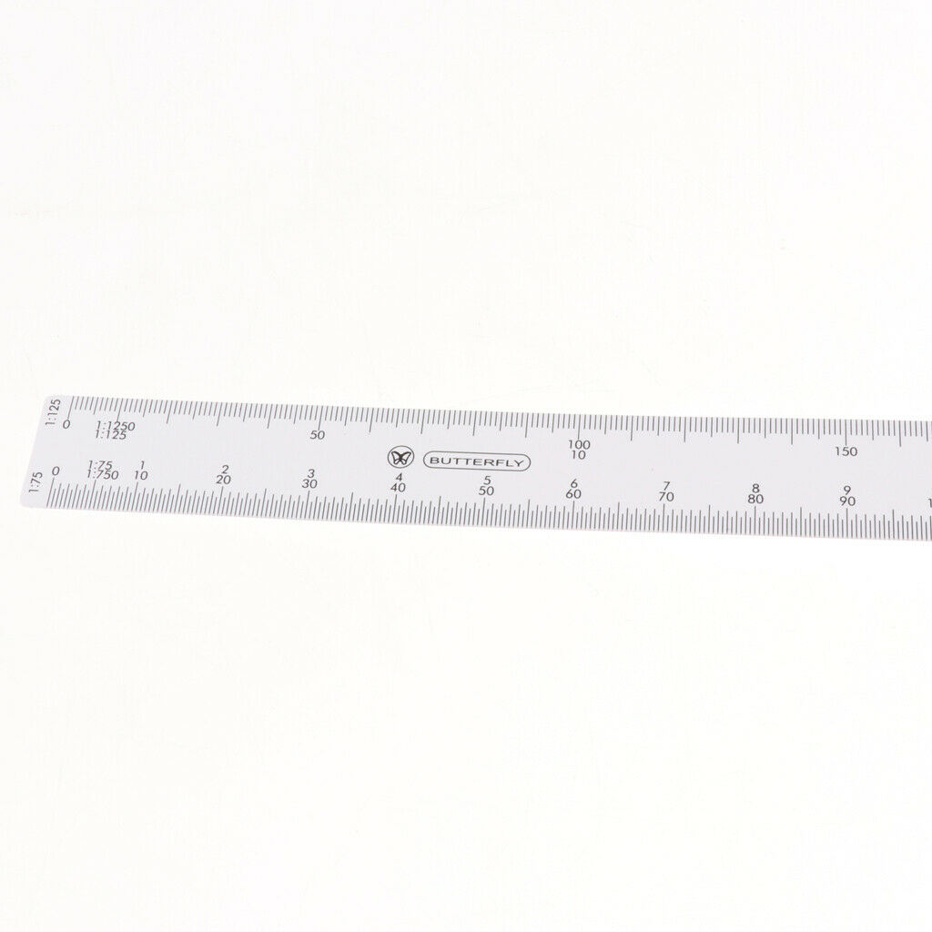 5 Scales Ruler Architectural Drafting Ruler Metric Metal Architect Ruler for