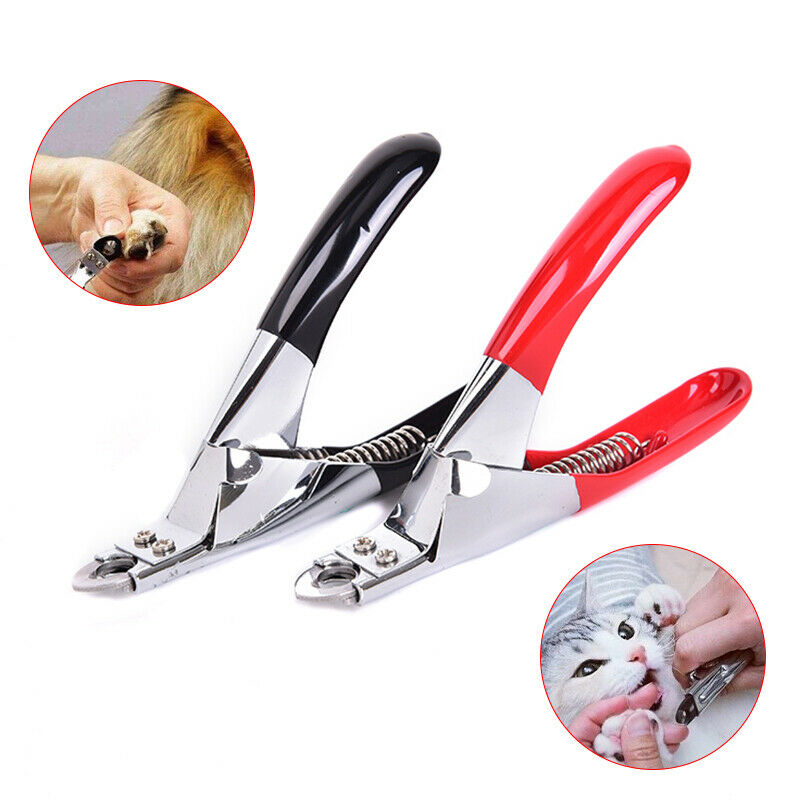 Stainless Steel Pet Dog Cat Birds Toe Claw Nail Clippers Trimmer Grooming Y FG