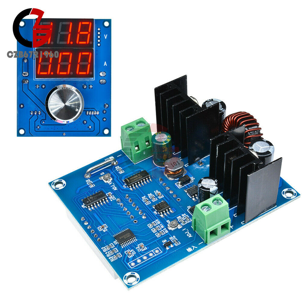 DC 5-36V to 1.3-32V XL4016 LED Voltmeter Ammeter Regulator Buck Step Down Module