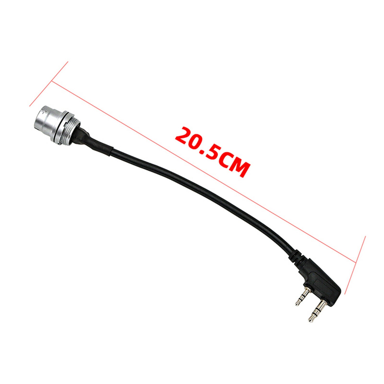 Plug to Kenwood Socket Adapter Cable for AN/PRC 148 152 152A Walkie-Talkie