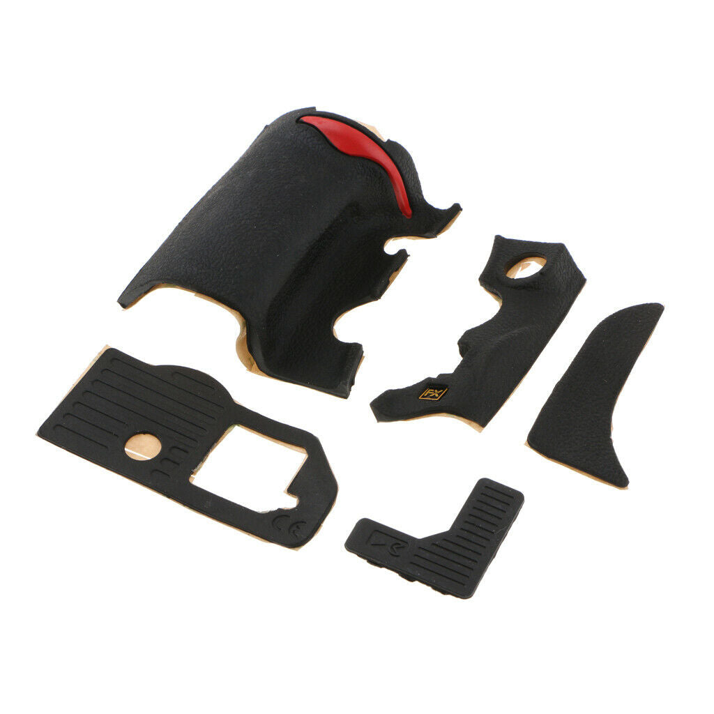 5 Pieces Grip Rubber Unit Repair Part  for Nikon D700 Front/Rear/Side Cover