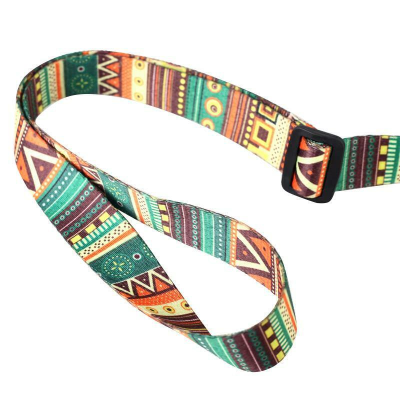 Adjustable Thermal Transfer Ribbon Ukulele Strap Belt Durable Guitar Sling @