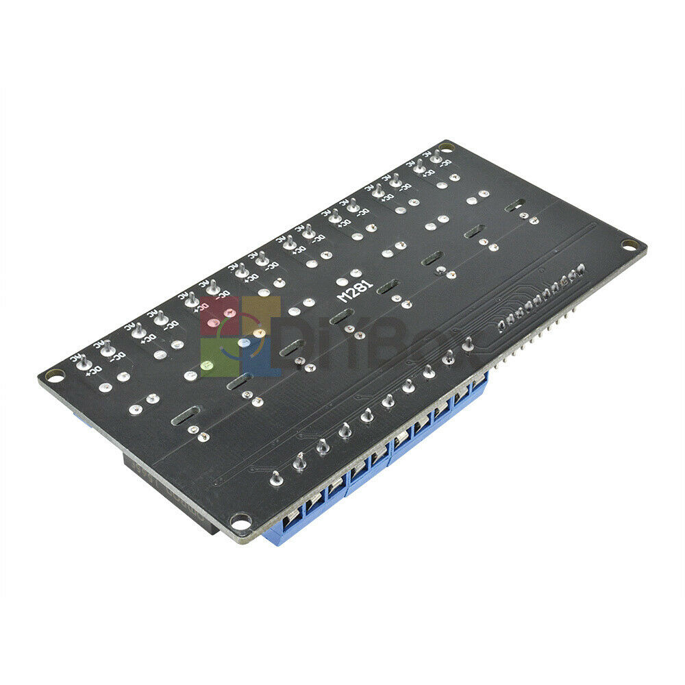 250V 5V 8 Channel Low Level Trigger Arduino Solid State Relay Module With Fuse