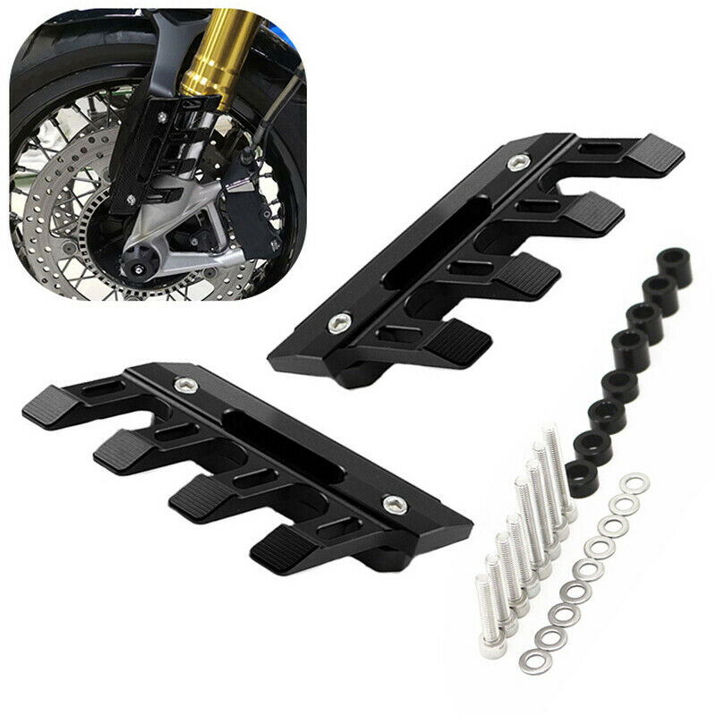 Motorcycle CNC AntiFall Front Fork Fender Cover Protection Mud Flap Splash Guard
