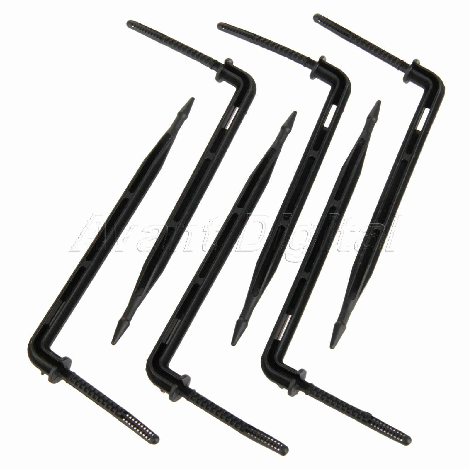 Practical Black Micro Drip Arrow Emitter Sprinkler Irrigation Flower Drop 100pcs