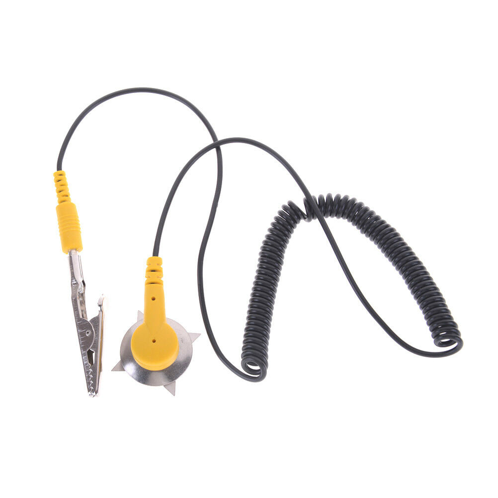 Desktop Antistatic ESD Cord Crocodile Clip Anti Static Mats Ground Wire Fad US