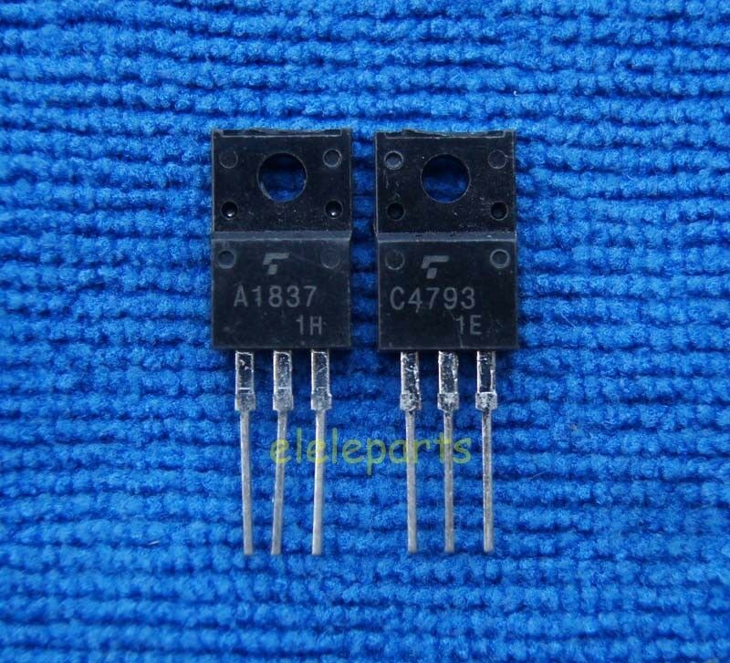 1pair(2pcs) of 2SA1837& 2SC4793 TOSHIBA Transistor