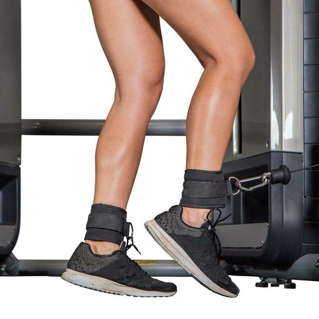 Padded Fitness Ankle Strap for Kickbacks Leg Extensions Cable Machines