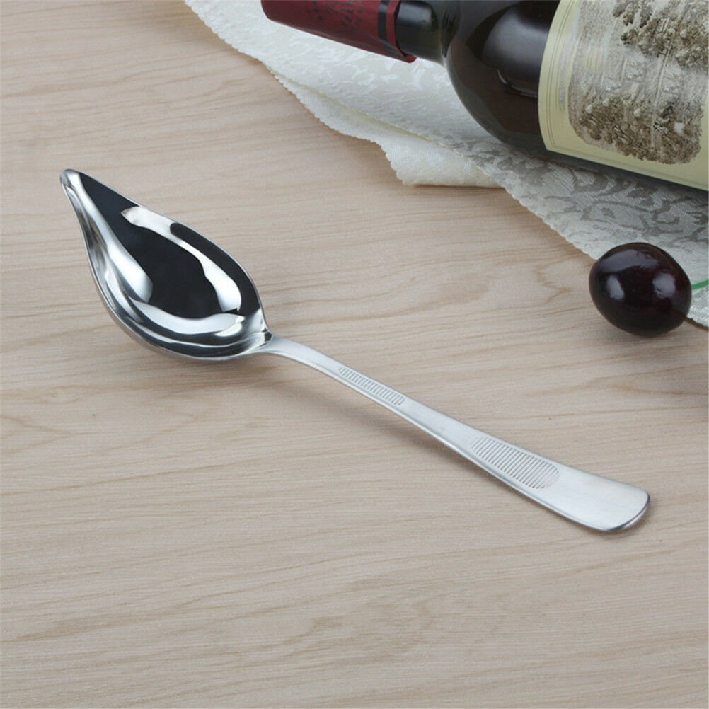 Stainless Steel Saucier Drizzle Spoons with Tapered Spout Saucier Decor Spoo SJ