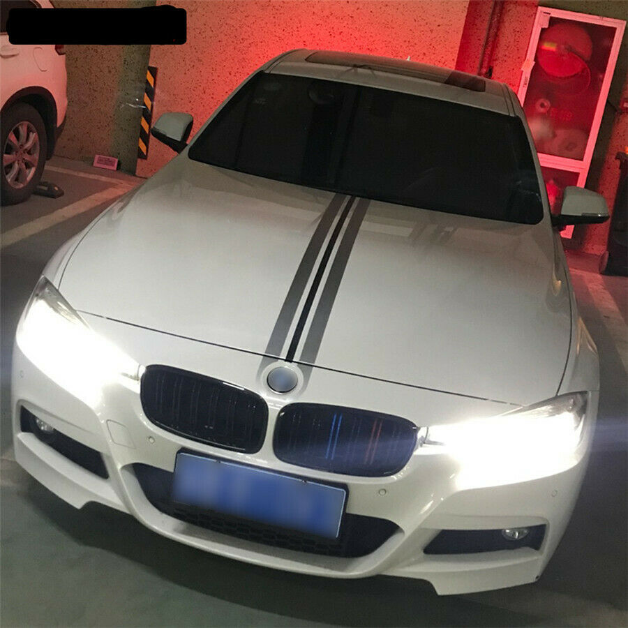 Car Hood Racing Stripes Lines Decals Engine Cover Stickers for BMW Mercedes Benz
