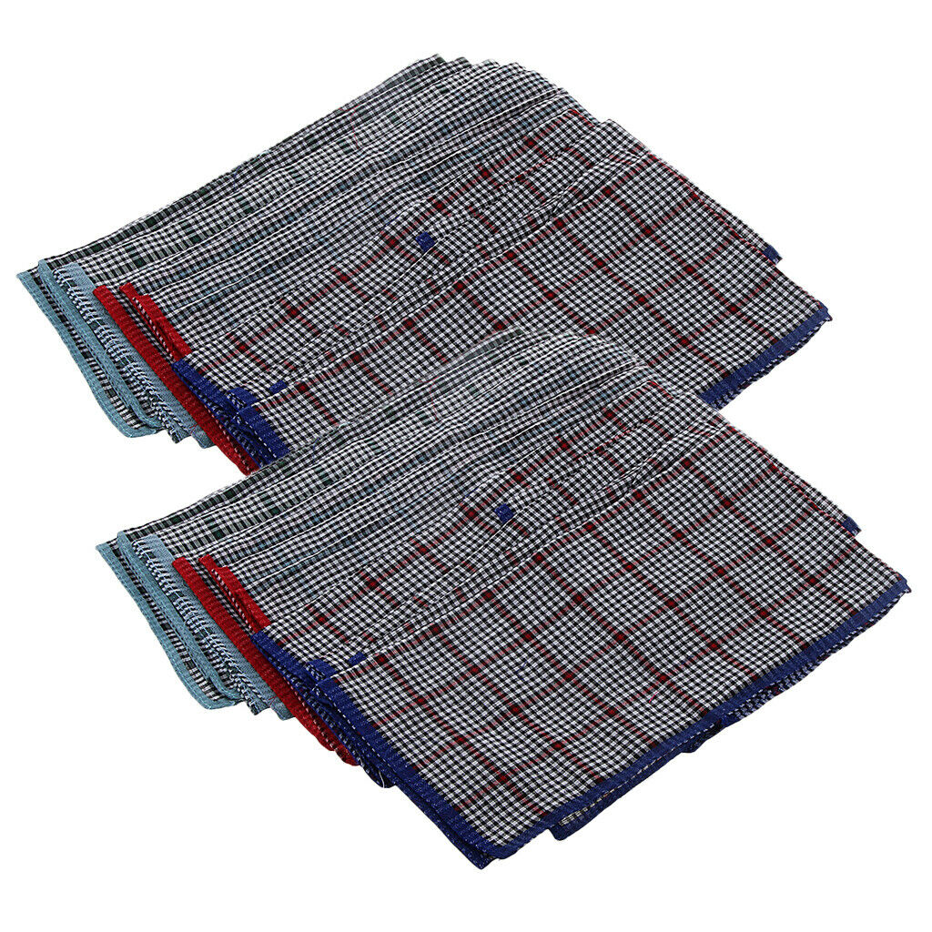 24 Pieces Square Handkerchiefs for Wedding Banquet