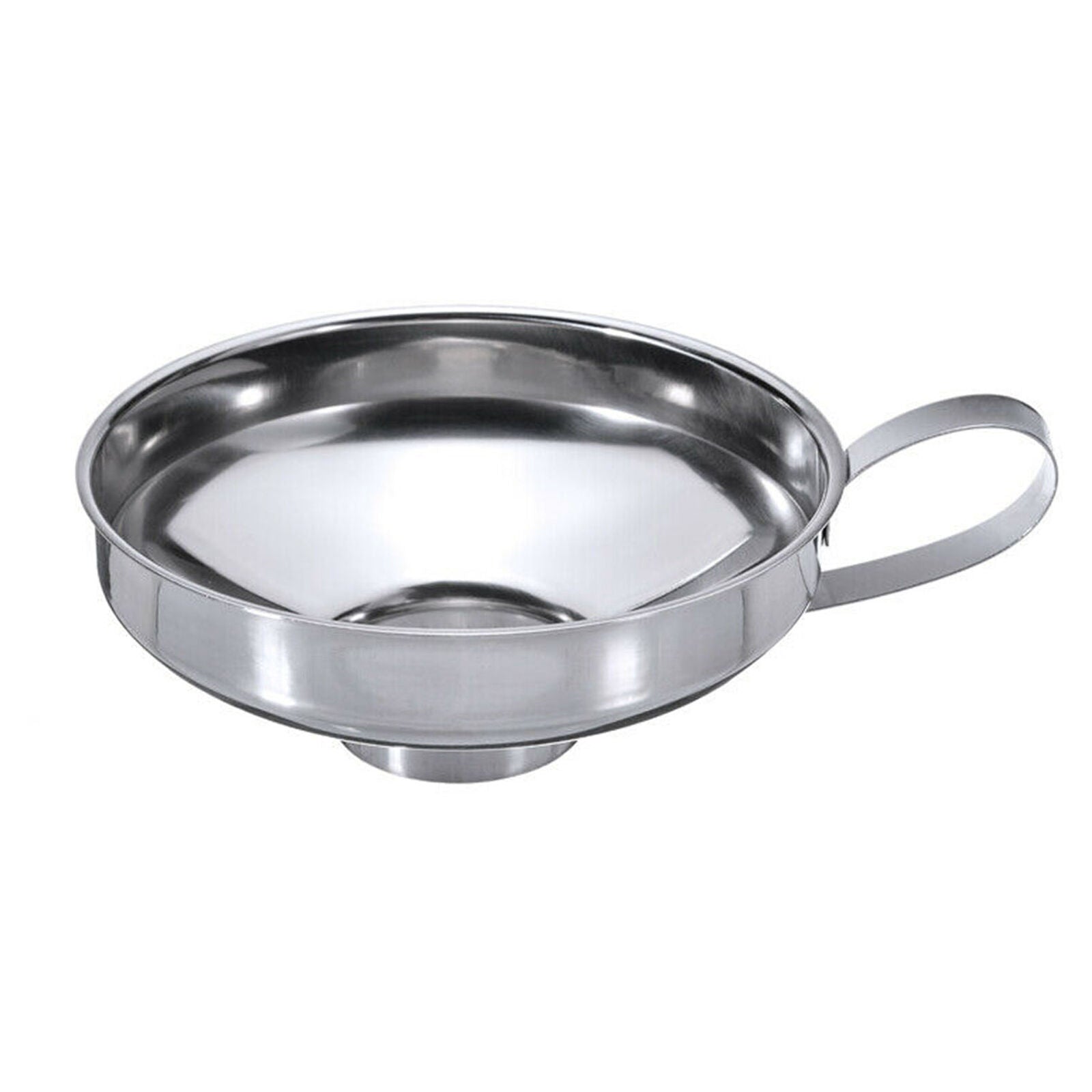 Stainless Steel Wide Mouth Funnel Canning Hopper Filter Food Pickles Jam