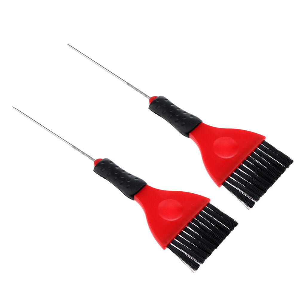 Lots 2 Hair Dye Brush Salon Barber Highlighting Tinting Dyeing Brushes