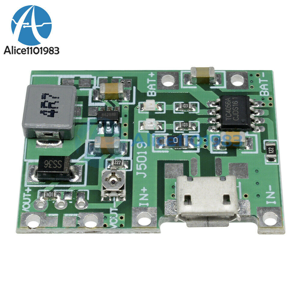 5PCS Battery Charger Board DC 3.7V 4.2V Step Up 18650 Li-ion Boost Module