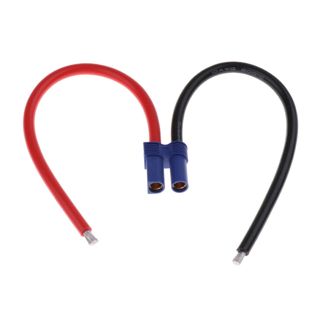 5.5mm Banana Plugs EC5 Battery Female Connector Adapter With 10AWG Wrie