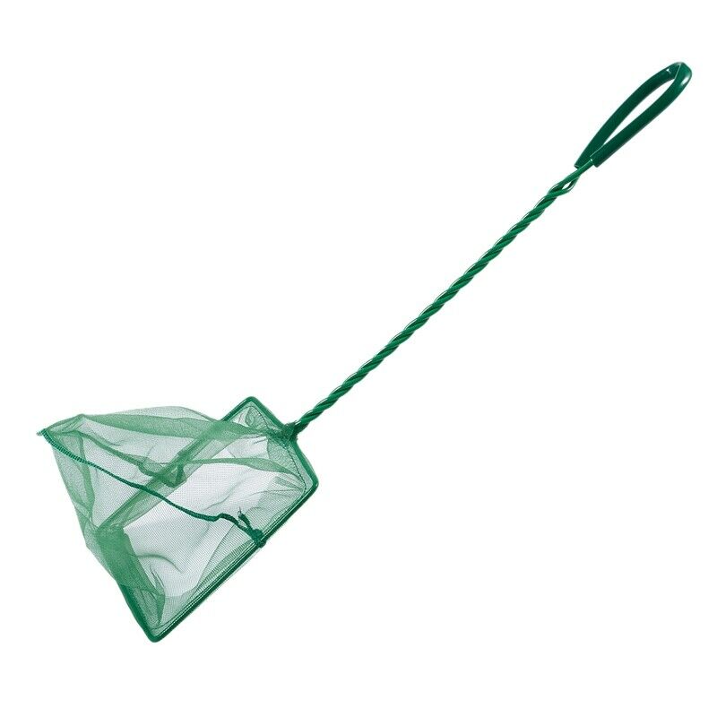 Nylon Aquarium Fish Shrimp Net Meshy, 6-inch, Green J3G6