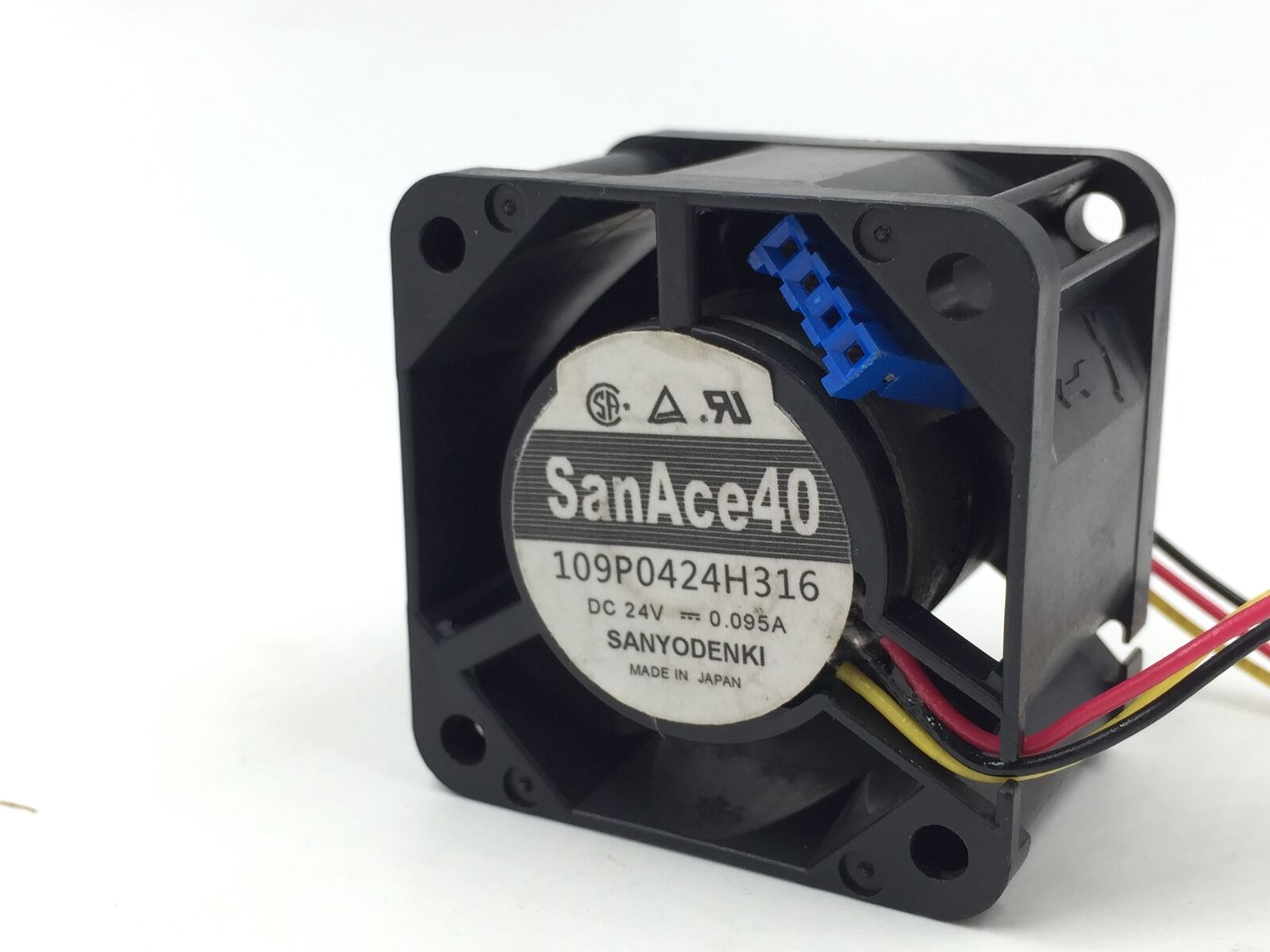 For Sanyo 109P0424H316 fan 24V 0.095A 40*40*28MM 3pin