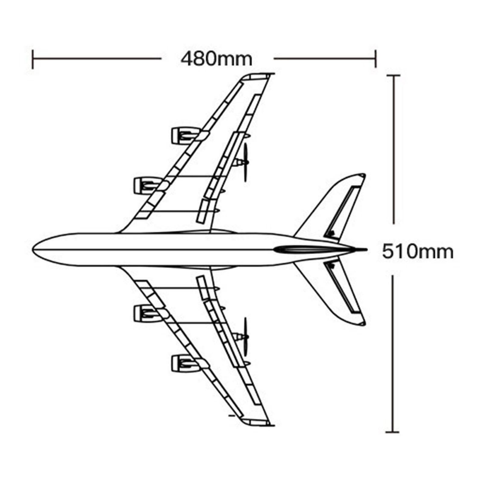 2.4G Airbus A380 EPP RC Plane Airplane 6- Gyro RC Aircraft for Boy