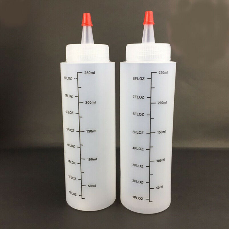 Needle nosed Scale Squeezabl Bottle With Leak-proof Salad Squeeze Bottle Kitchen