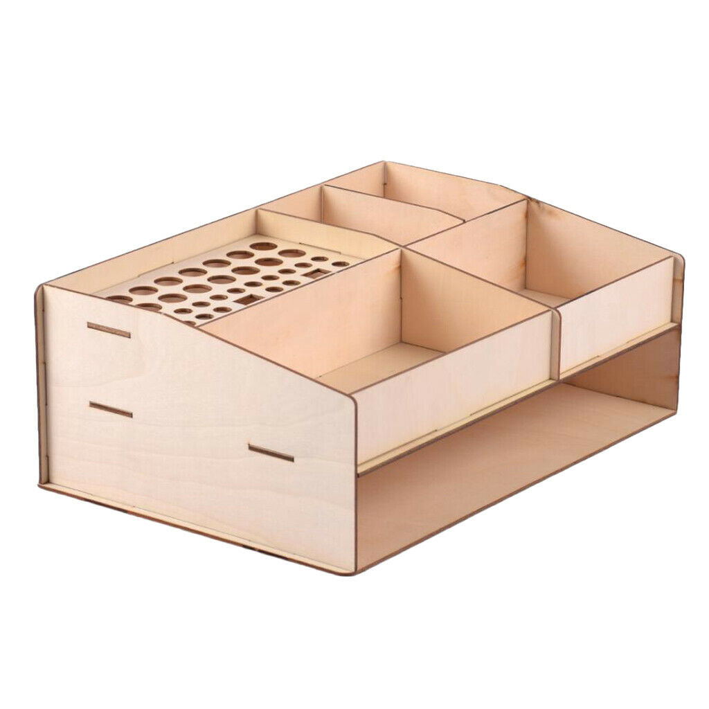 Wood Paint Pigment Bottles Paints Moduler Storage Holder Stand Organizer