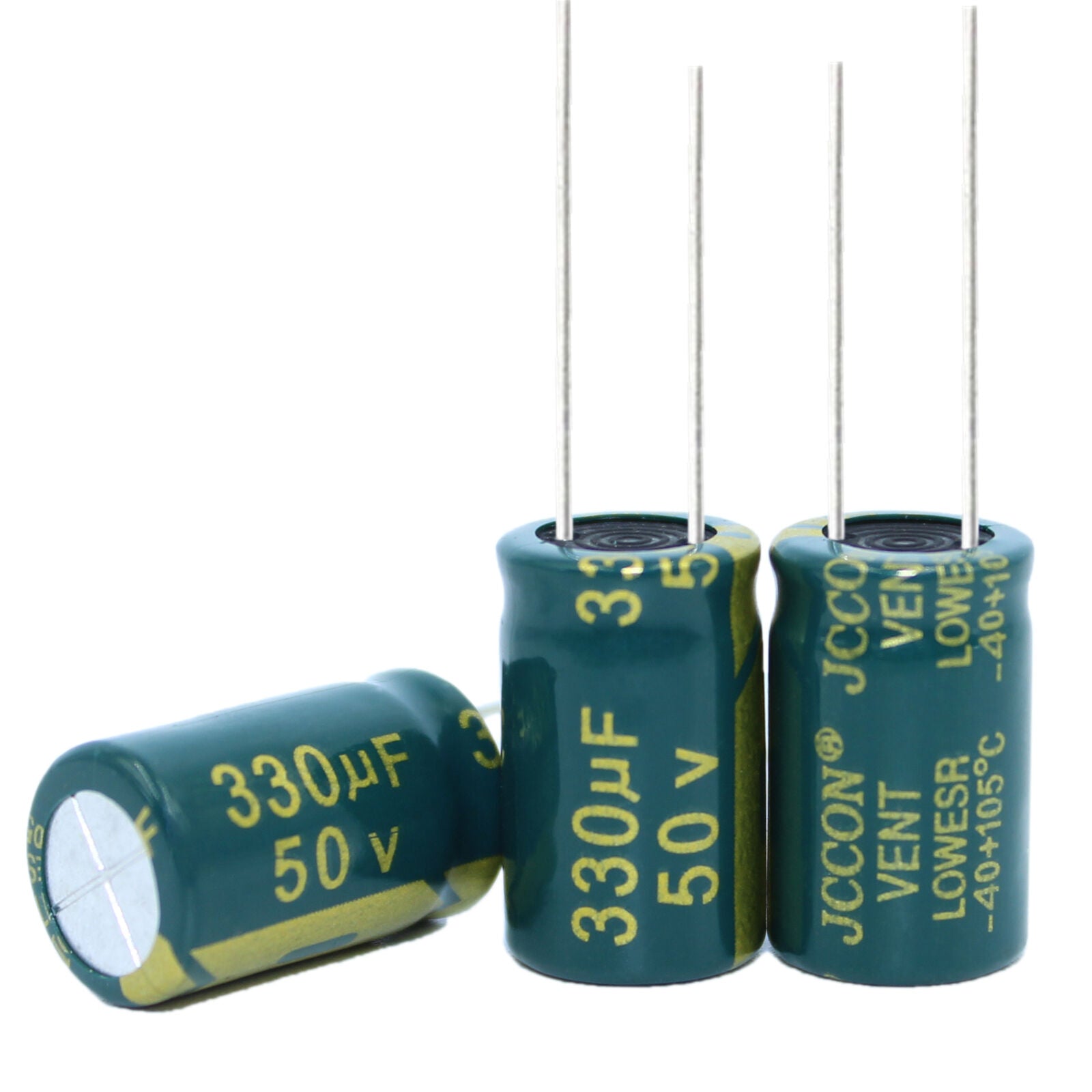 10pcs 50v330uf Aluminum electrolytic capacitor Switching power adapter 10x17mm