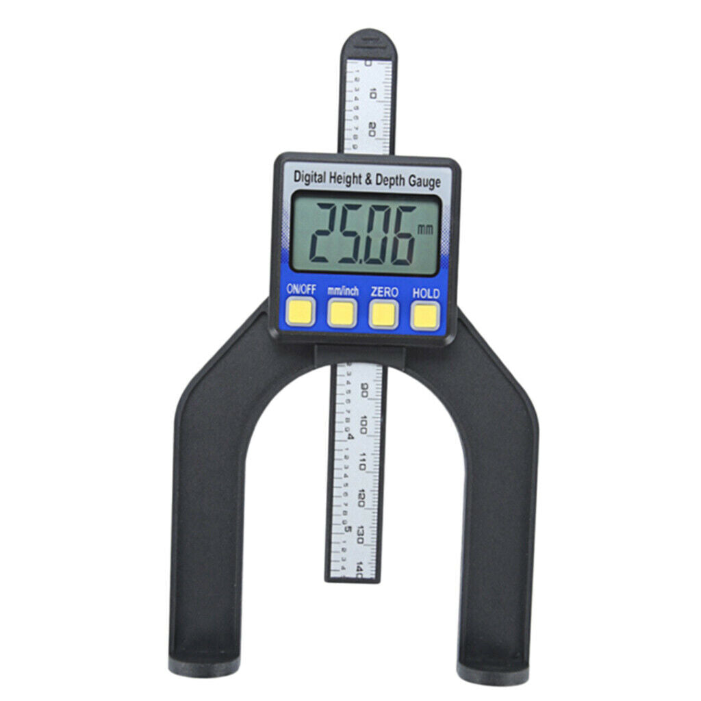 3.15inch Digital Depth Gauge w/ Magnetic Feet Woodworking Measuring Tools