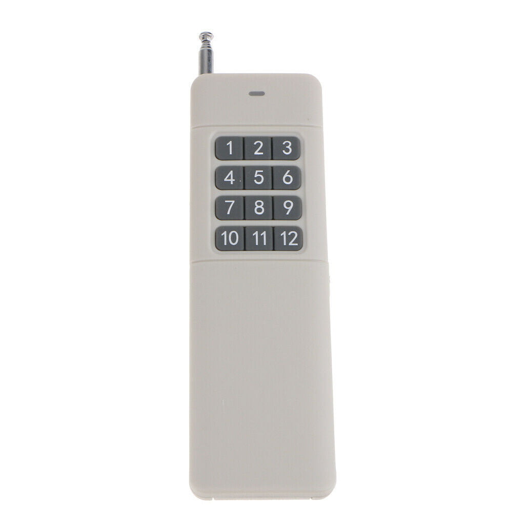 1x Transmitter 1x Remote Control Receiver DC12V Self-locking Interlock Jog