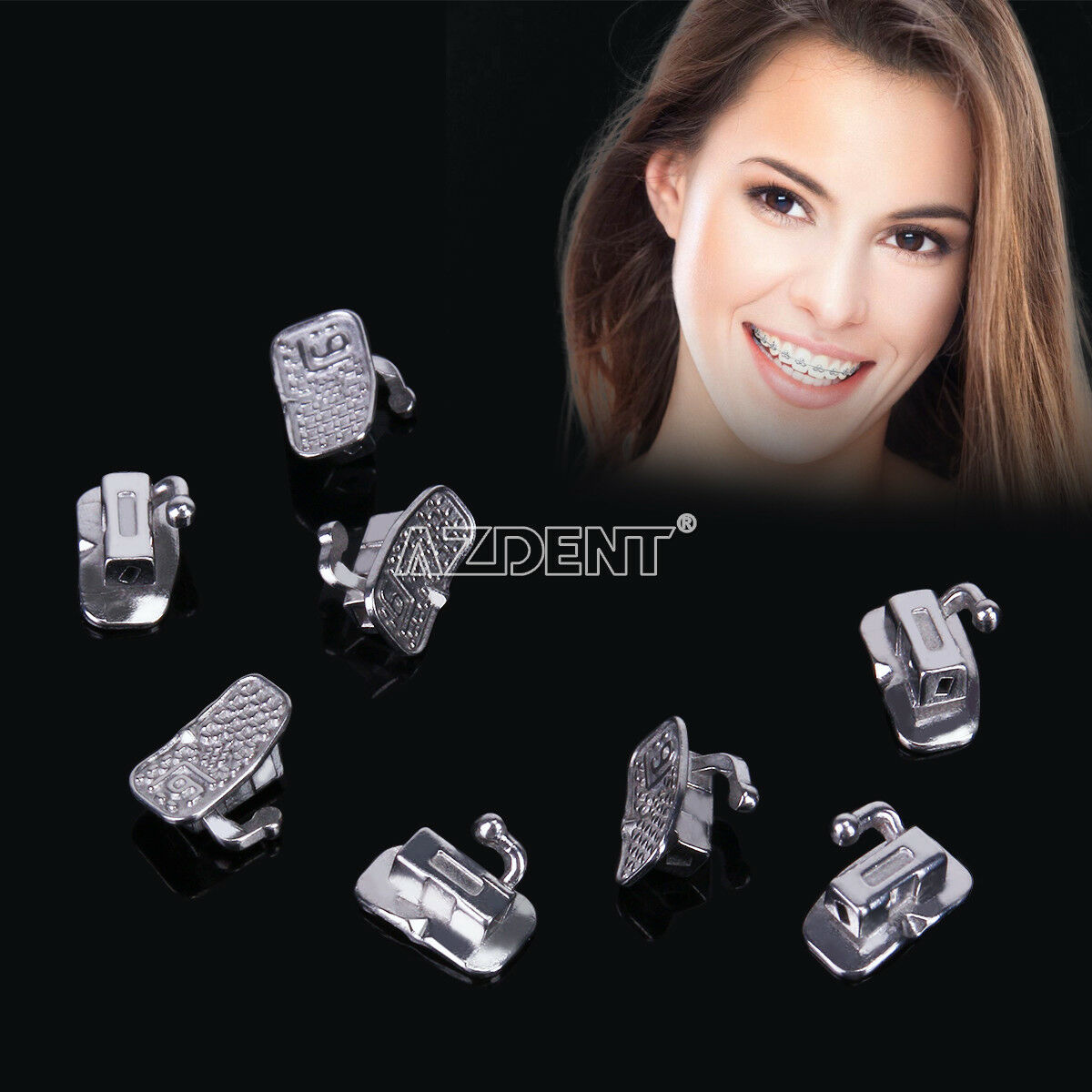 Dental Orthodontic Buccal Tubes 1st Molar Roth 0.018 Bondable Non-Conv Inblock