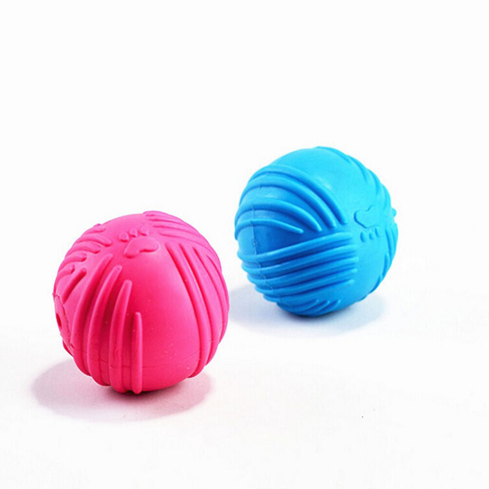 Indestructible Solid Rubber Ball Pet cat Dog Training Chew Play Fetch Bit.l8