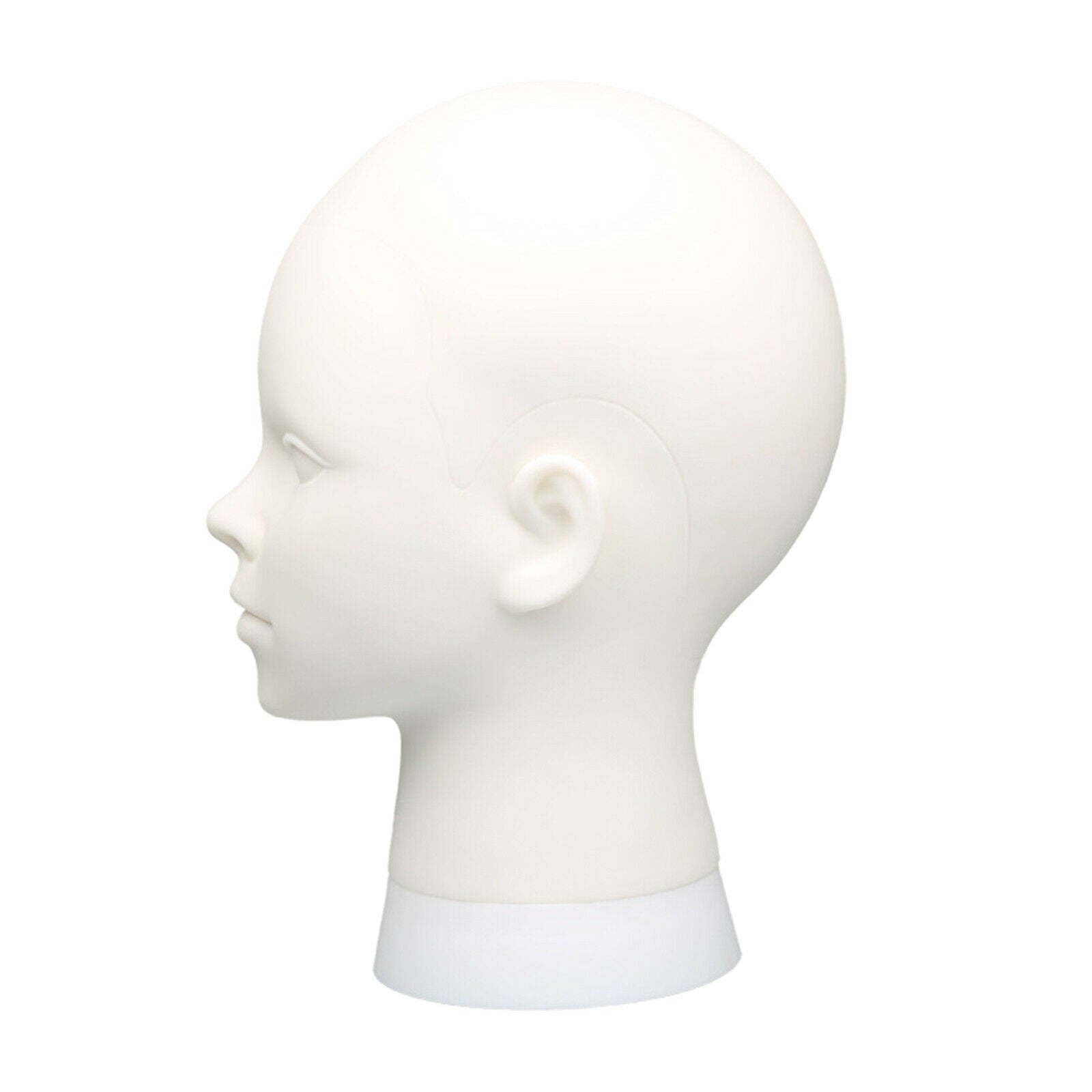 11 Inch Wig Head PVC for Wig Display Salon Cosmetology Practice Unisex