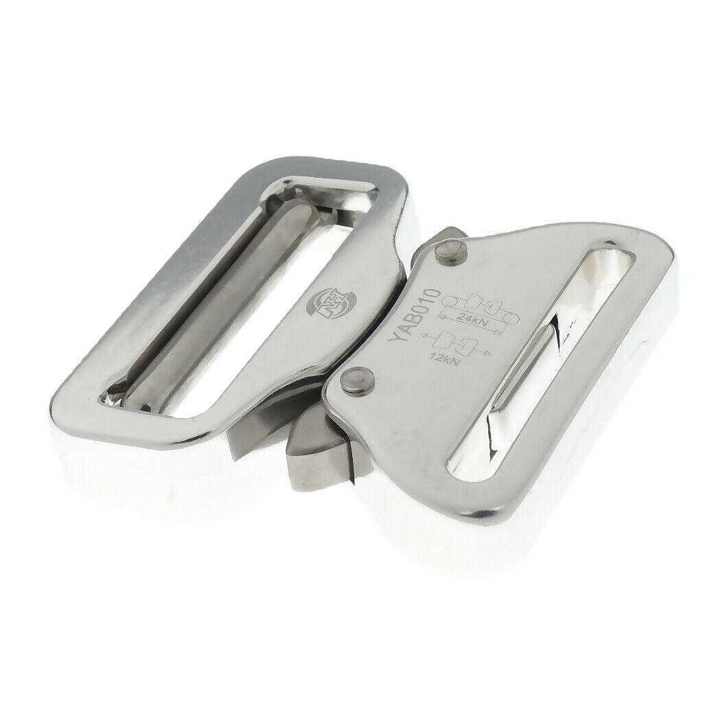 Aluminum Alloy Outdoor Quick Release Harness Webbing Buckle for 4.4cm Belt