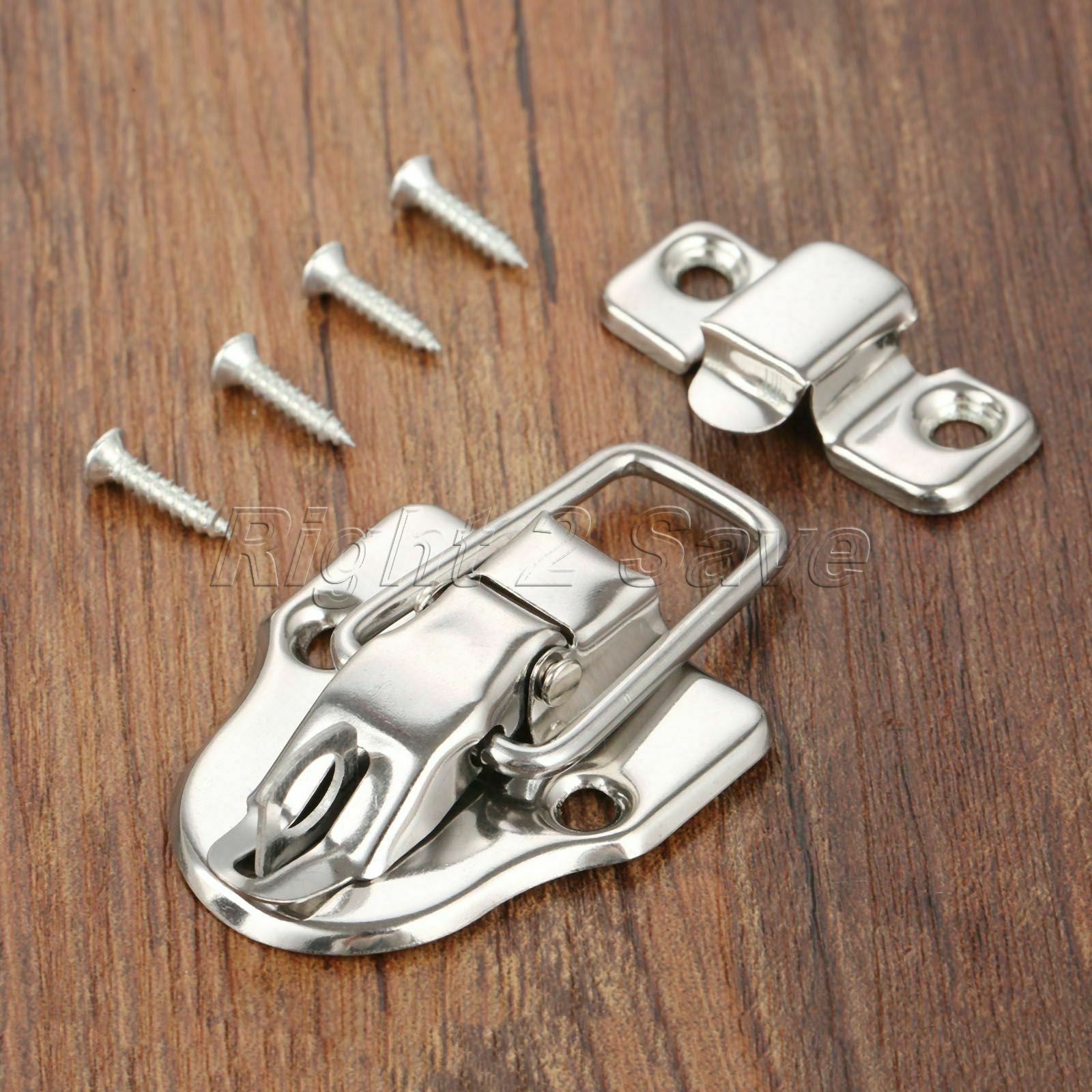 1 Set Jewelry Box Suitcase Cabinet Lock Buckles Toggle Hasp Latch Catch Clasp