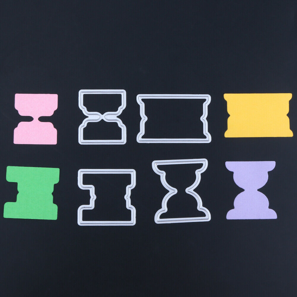 4pcs DIY Metal Embroidery Stencil Scrapbook Craft Cutting Die @