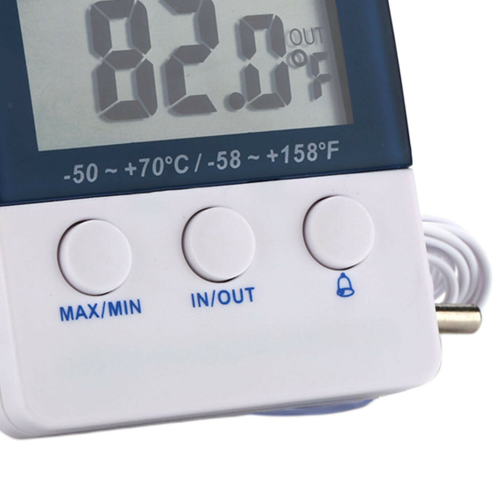Thermometer with Alarm Function Digital with Large Clear Screen for Home
