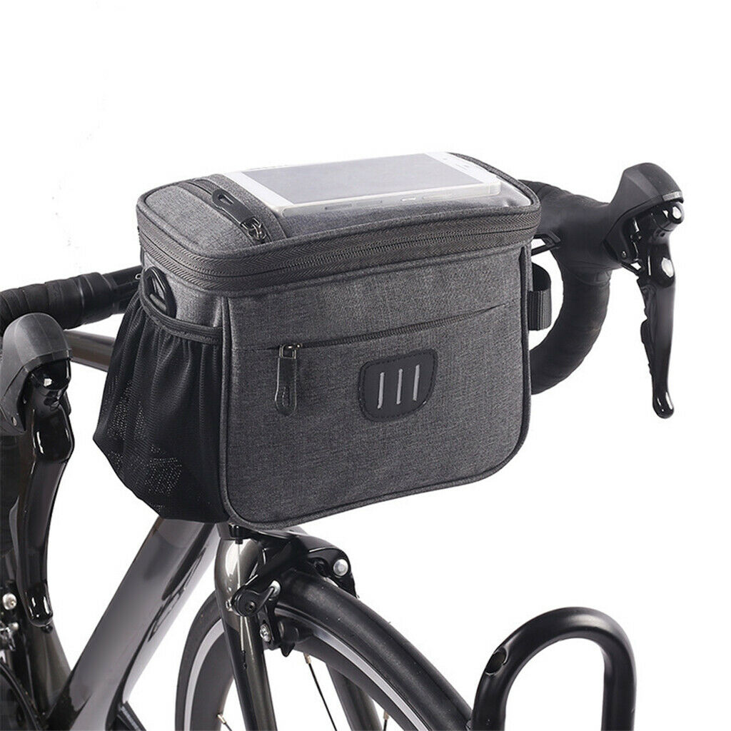 Bicycle Waterproof Bike Frame Front Bags Hiking Mobile Phone Holder