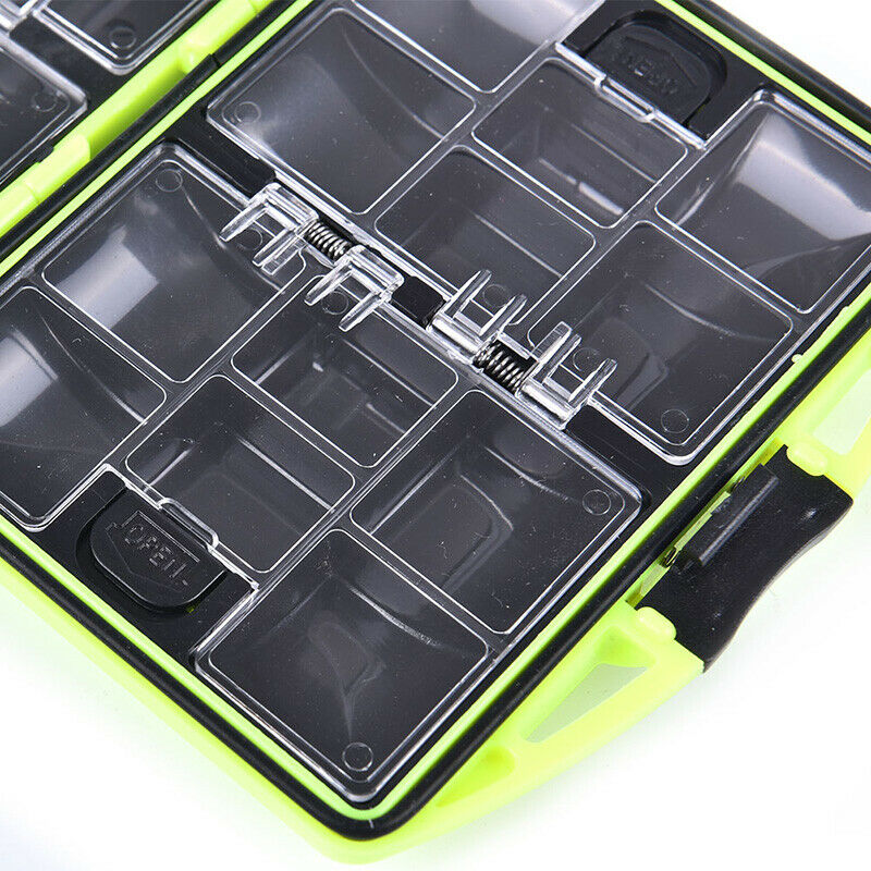 Fishing Tackle Box Waterproof Bait Lure Hooks Storage Boxes Carp Fly FishinS NC