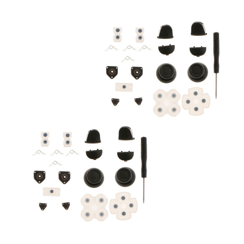 2x L1 R1 L2 R2   Spring Buttons Joystick Repair Set for PS4 Controller