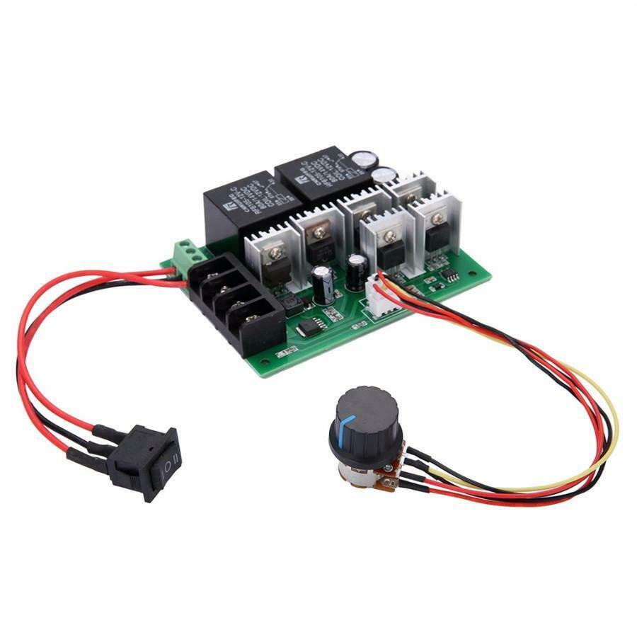 60A PWM Motor Speed Controller CW CCW Reversible Switch DC 12 - 48V High Quality