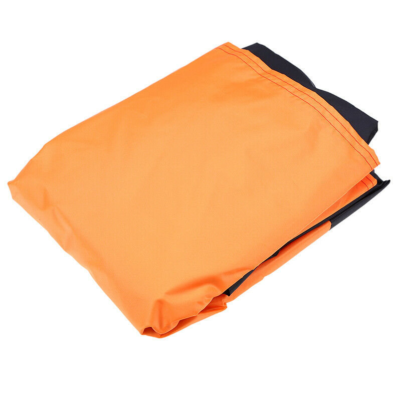 One XXXL Size Black Orange Motorcycle Cover Rain Dust Protector Bike Universal